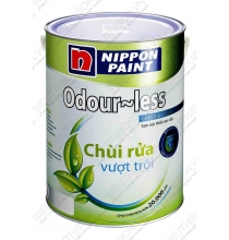 Sơn nội thất NIPPON ODOUR LESS chùi rửa vượt trội (màu trắng) 5Lit