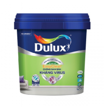 Sơn nội thất cao cấp Dulux EasyClean chống bám bẩn kháng Virus E016M mờ