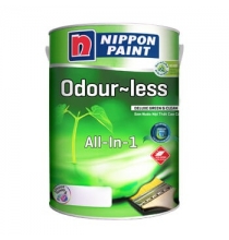 Sơn nội thất Nippon Odourless All - in - 1 bóng (không mùi)