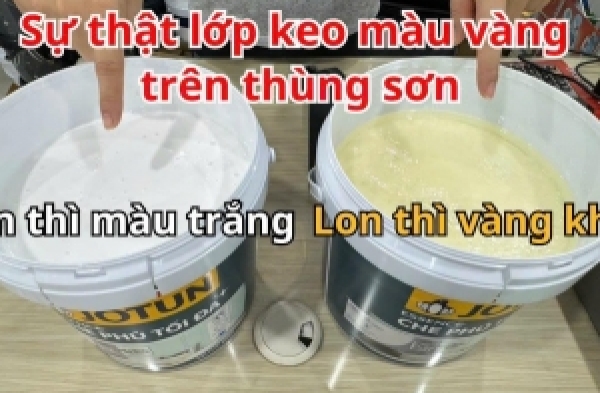 SỰ THẬT VỀ LỚP KEO TRONG THÙNG SƠN 