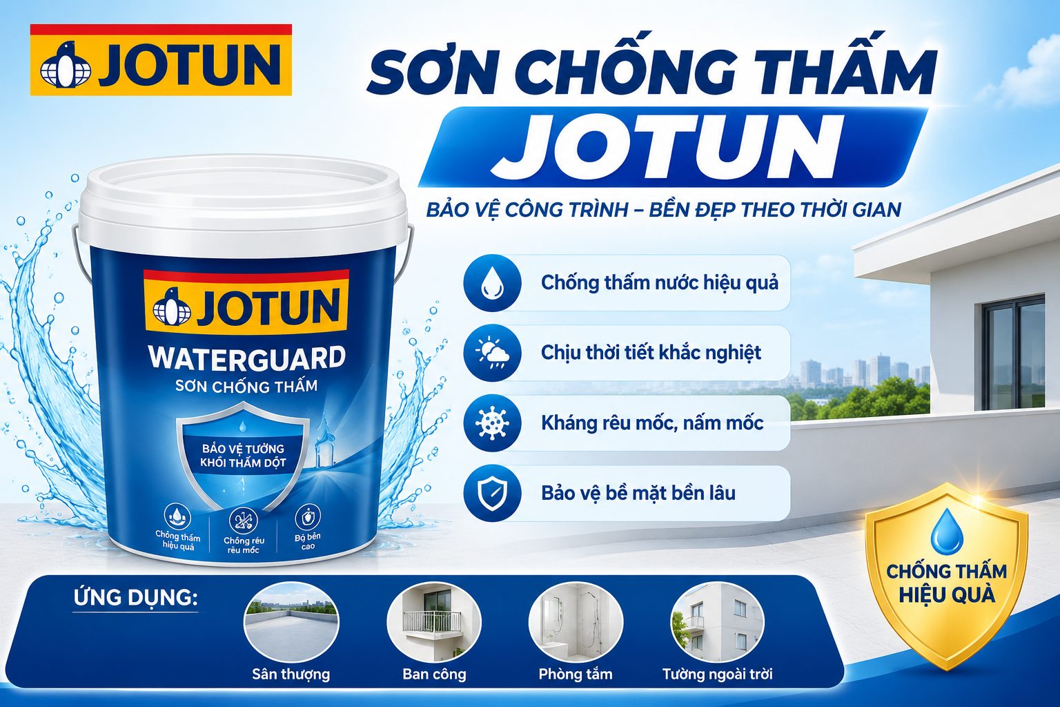 Sơn chống thấm Jotun cao cấp