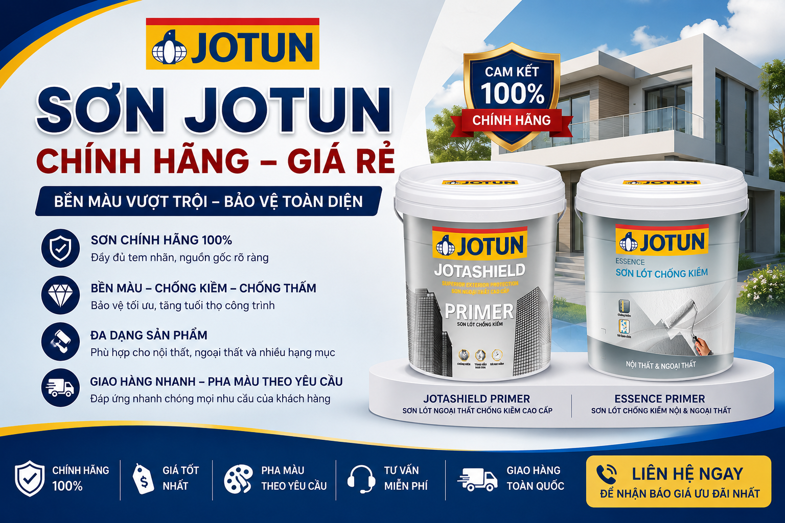 Đại lý sơn Jotun gần đây