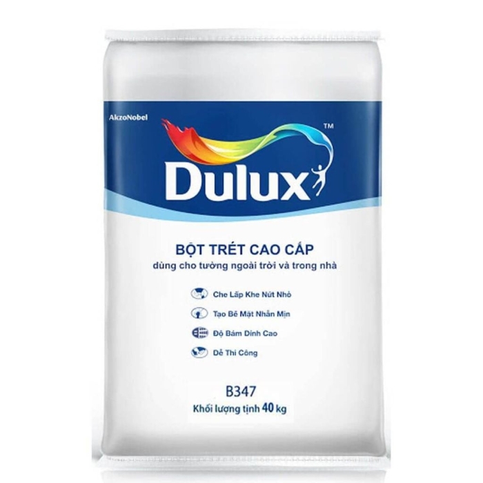 Bột trét tường cao cấp trong nhà Dulux B347 40kg