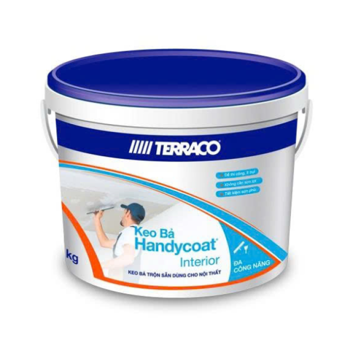 Keo bả trộn sẵn Terraco Handycoat Interior