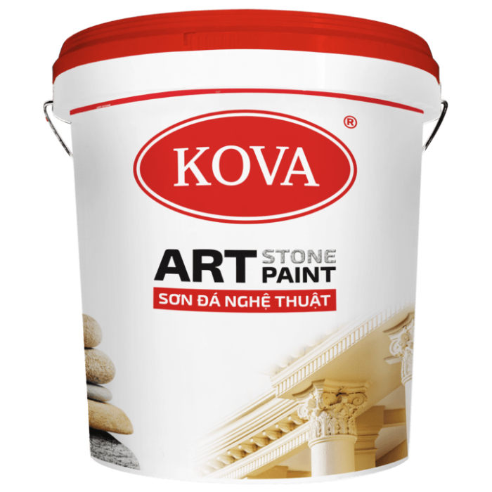 Sơn đá nghệ thuật KOVA Art Stone - 20kg