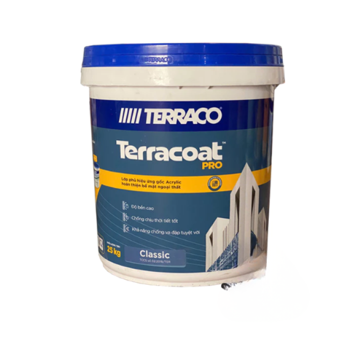 Sơn hiệu ứng vân bay xoa Terracoat Pro