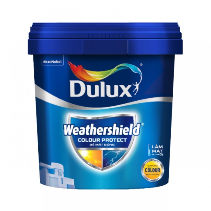 Sơn ngoại thất cao cấp Dulux Weathershield Colour Protect E023 bóng
