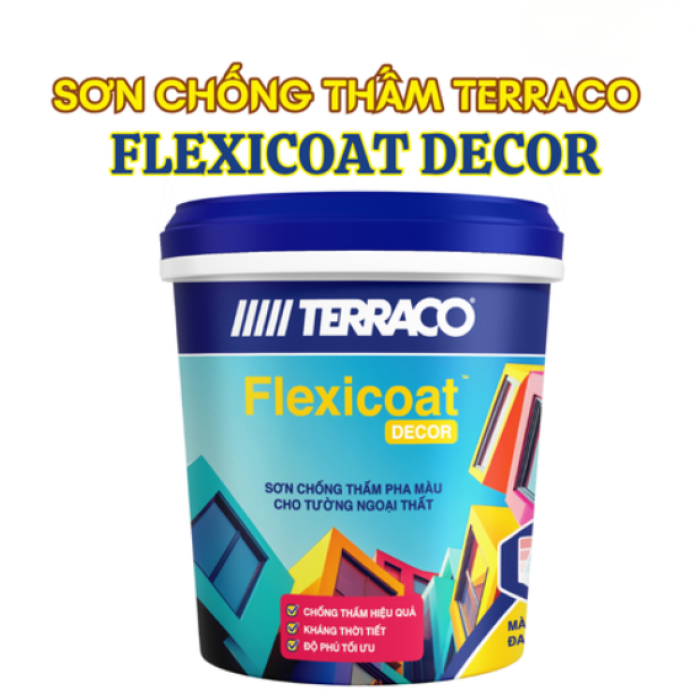 Sơn ngoại thất chống thấm Terraco Flexicoat Decor