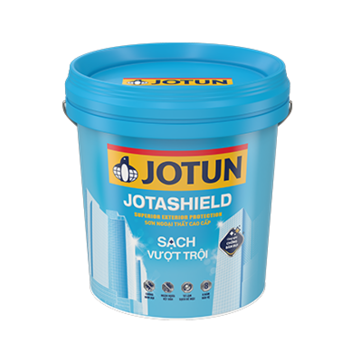 Sơn ngoại thất Jotun Jotashield sạch vượt trội - Màu trắng