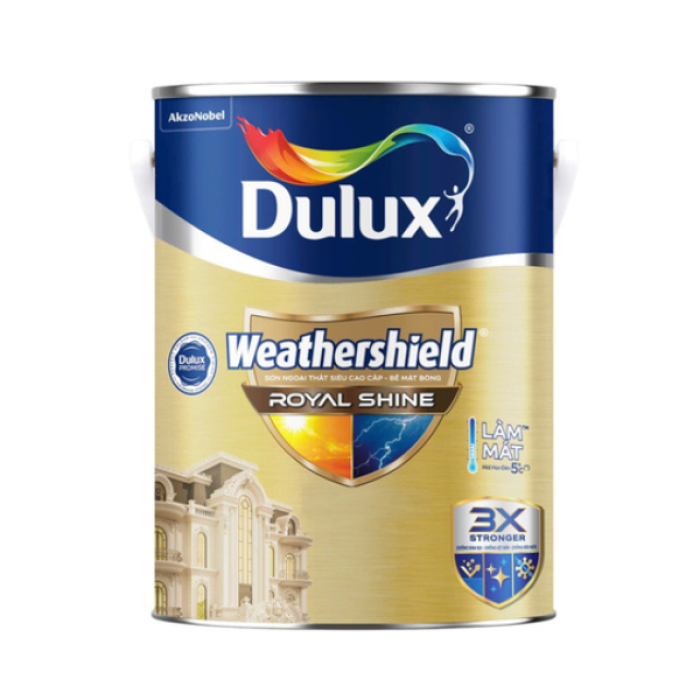 Sơn ngoại thất siêu cao cấp Dulux Weathershield Royal Shine RS86