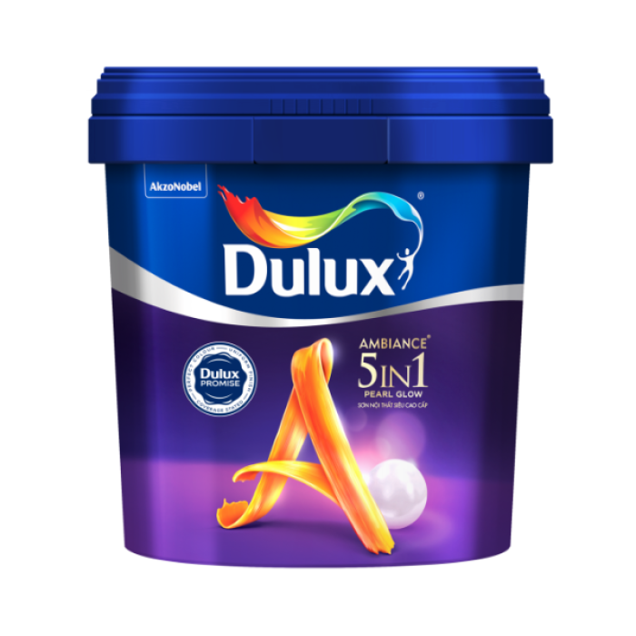 Sơn nội thất Dulux Ambiance 5 in 1 Pearl Glow 66A bóng mờ