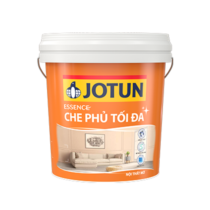 Sơn nội thất Jotun Essence che phủ tối đa mờ - Màu trắng