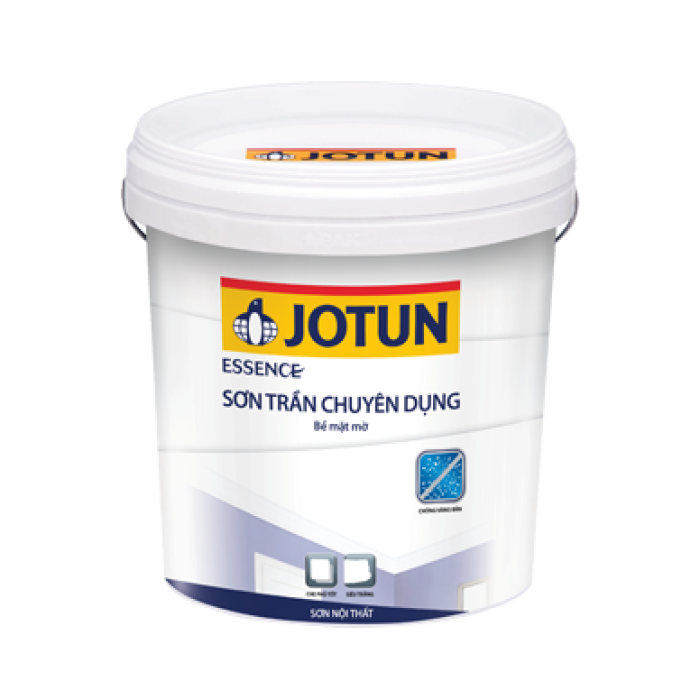 Sơn nội thất Jotun Essence sơn trần chuyên dụng - Màu trắng