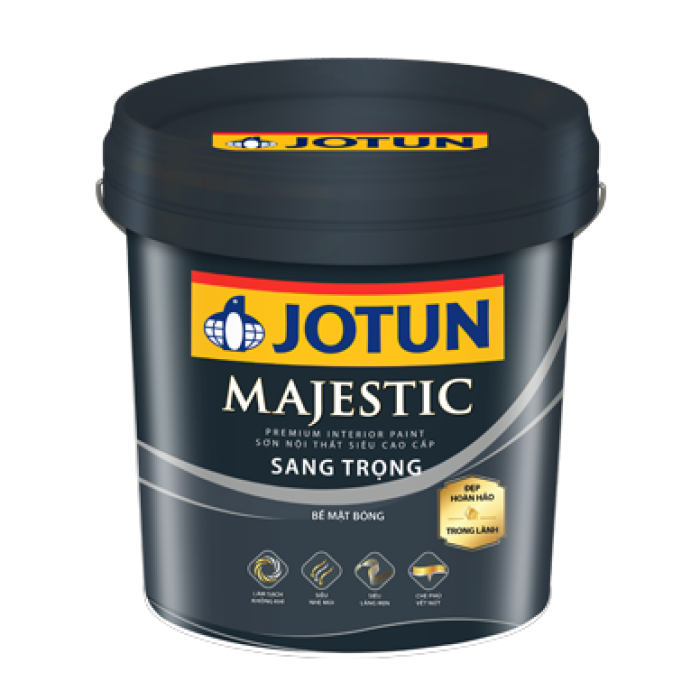 Sơn Nội Thất Jotun Majestic Bóng Sang Trọng - Màu trắng