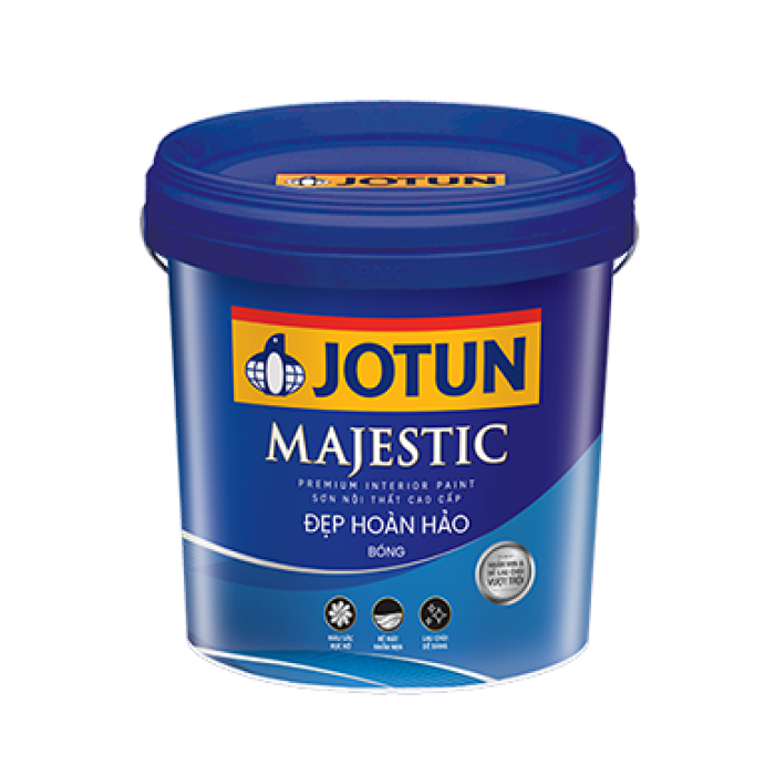 Sơn nội thất Majestic đẹp hoàn hảo bóng - Màu trắng